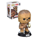 Funko POP! Star Wars The Last Jedi #195 Chewbacca With Porg - New, Mint Condition