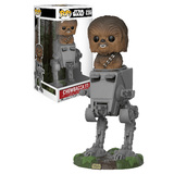 Funko POP! Star Wars POP! Deluxe #236 Chewbacca With AT-ST - New, Mint Condition