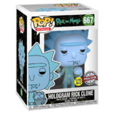 Funko Pop! Animation Rick And Morty #667 Hologram Rick Clone (Chicken) POP! Vinyl - New, Mint Condition