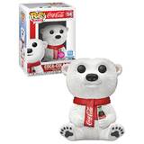 Funko POP! Ad Icons Coca-Cola #58 Coca-Cola Polar Bear (Flocked) - Limited Funko Shop Exclusive - New, Mint Condition