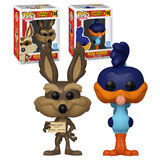 Funko POP! Looney Tunes - Road Runner & Wile E. Coyote - Limited Funko Shop Exclusive - New, Mint Condition