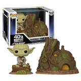 Funko POP! Town Star Wars #11 Dagobah Yoda With Hut - New, Mint Condition