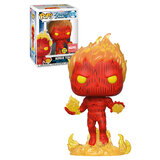 Funko POP! Marvel Fantastic Four #572 Human Torch (Glows In The Dark) - Collector Corps Exclusive - New, Mint Condition