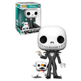 Funko POP! Disney Nightmare Before Christmas #809 Jack Skellington With Zero Super Sized 10" POP - New, Mint Condition