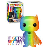 Funko POP! Heroes #141 Pride Batman (Rainbow) - New, Mint Condition