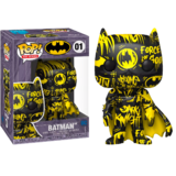 Funko POP! Art Series #01 Batman (Black/Yellow) - New, Mint Condition