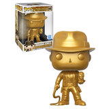 Funko POP! Movies #855 Indiana Jones (Gold Metallic) - 10" Super Sized Pop - Funko Shop Exclusive Import - New, Mint Condition