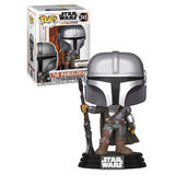 Funko POP! Star Wars #345 The Mandalorian (Beskar Chrome) - Limited Amazon Edition - New, Mint Condition