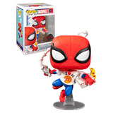 Funko POP! Marvel Spider-Man #672 Spider-Man (Pi Shirt & Pizza) - New, Mint Condition