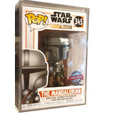 Funko POP! Star Wars The Mandalorian #345 Mandalorian (First Edition Full Chrome) - New, Mint Condition