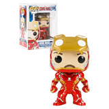 Funko POP! Marvel Captain America Civil War #136 Iron Man (Unmasked) - New, Mint Condition