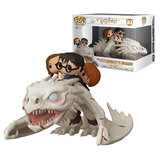 Funko POP! Rides Harry Potter #93 Harry, Hermione & Ron Riding Gringotts Dragon - New, Mint Condition