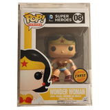 Funko POP! Heroes - DC Super Heroes #08 Wonder Woman (Metallic) - Limited Chase Edition - New, Mint Condition