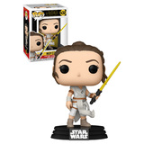 Funko POP! Star Wars #462 Star Wars - Rey With Yellow Saber Pop!  - New, Mint Condition