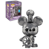 Funko POP! Disney Art Series #18 Mickey Mouse (Steamboat Willie) With Hard POP! Protector - New, Mint Condition