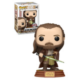 Funko POP! Star Wars #422 Across The Galaxy - Qui-Gon Jinn   - New, Mint Condition