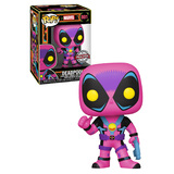 Funko POP! Marvel #801 Deadpool (Black Light)  - New, Mint Condition