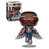 Funko POP! Marvel #817 Falcon And The Winter Soldier - Captain America Flying - New, Mint Condition