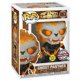 Funko POP! Marvel #863 Infinity Warps - Ghost Panther (Glows In The Dark) - New, Mint Condition