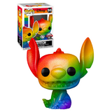 Funko POP! Disney Lilo & Stitch #1045 Stitch (Rainbow Pride - Diamond Collection) - New, Mint Condition