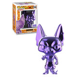 Funko POP! Animation Dragonball Super #514 Beerus (Chrome) - Limited Funimation Exclusive - New, Mint Condition