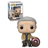 Funko POP! Marvel Avengers Endgame #223 Old Man Steve (Year Of The Shield) - Limited Amazon Exclusive - New, Mint Condition