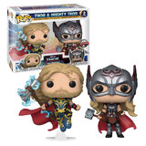 Funko POP! Thor Love And Thunder #63176 Two Pack Thor & Mighty Thor - New, Mint Condition