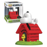 Funko POP! Animation Peanuts #856 Snoopy & Woodstock With Doghouse - New, Mint Condition