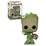 Funko POP! Marvel We Are Groot #1393 Groot As Iron Man - New, Mint Condition