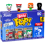 Funko Bitty POP! DC Batman #71313 The Animated Series Harley Quinn 4-Pack - New, Mint Condition