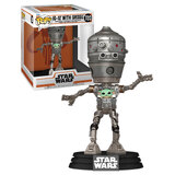 Funko POP! Deluxe Star Wars The Mandalorian #720 IG-12 With Grogu (aka Baby Yoda) - New, Mint Condition