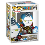 Funko POP! Animation One Piece #1776 General Franky - Limited Glow Chase Edition - New, Mint Condition