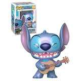 Funko POP! Disney Lilo And Stitch #1044 Stitch With Ukulele (Pearlescent) - New, Mint Condition