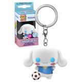 Funko Pocket POP! Keychain Cinnamoroll #82145 Cinnamoroll With Soccer Ball (Flocked) - New, Mint Condition