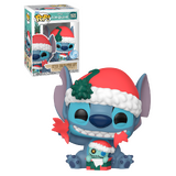 Funko POP! Disney Lilo & Stitch Holiday #1522 Stitch Unwrapping Gift - New, Mint Condition