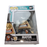 Funko POP! Disney The Nightmare Before Christmas #807 Mayor (Diamond Collection) - New, But Imperfect