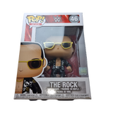 Funko POP! WWE Wrestling #46 The Rock (Black Jacket) - New, But Imperfect