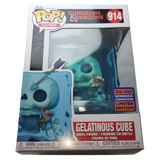 Funko POP! Games Dungeons & Dragons #914 Gelatinous Cube (Blue) - 2023 WonderCon (WC23) Limited Edition - New, But Imperfect