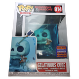 Funko POP! Games Dungeons & Dragons #914 Gelatinous Cube (Blue) - 2023 WonderCon (WC23) Limited Edition - New, But Imperfect