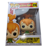 Funko POP! Ad Icons The Flintstones #238 Pebbles Flintstone With Fruity Pebbles - New, But Imperfect