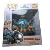 Funko POP! Games Overwatch #488 Wrecking Ball Super Sized 6" - New, But Imperfect