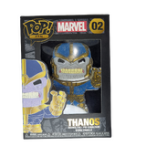 Funko POP! Pin  Marvel #02 Thanos - New, But Imperfect