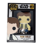 Funko POP! Pin  Star Wars #03 Han Solo - New, But Imperfect