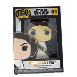 Funko POP! Pin  Star Wars #01 Princess Leia - New, But Imperfect