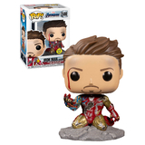 Funko POP! Deluxe Avengers Endgame #580 Iron Man (I Am Iron Man - Glows In The Dark)  - New, Mint Condition