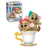 Funko POP! Disney Cinderella 75th Anniversary #1544 Jaq & Gus Gus - New, Mint Condition