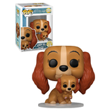 Funko POP! Disney Lady And The Tramp 70th Anniversary #1553 Lady With Puppy - New, Mint Condition