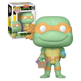 Funko POP! Television Nickelodeon Teenage Mutant Ninja Turtles #1668 Michelangelo (Easter Basket) - New, Mint Condition