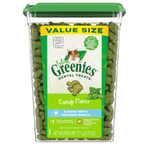 Greenies Feline Dental Treats For Cats - Catnip Flavor, 277g Tub - New, Sealed