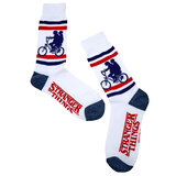 Stranger Things Striped Crew Socks - Mens Shoe Size 6-12 - New